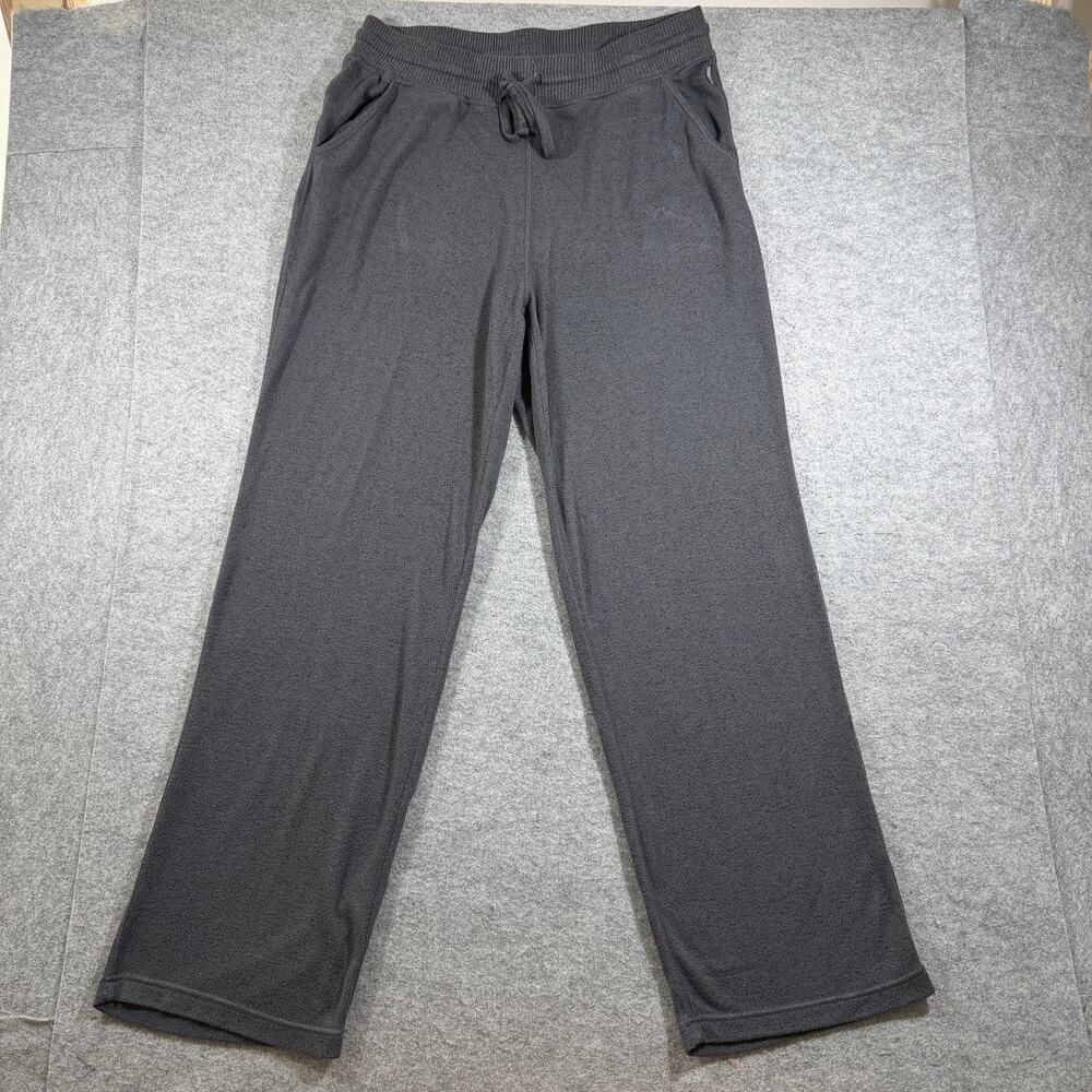 Eddie Bauer Sweatpants Womens MT Slate Gray Drawstring Lounge Pants Relaxed Fit